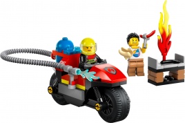 Конструктор  Лего Сити (Lego City) 60410 Пожарно-спасательный мотоцикл