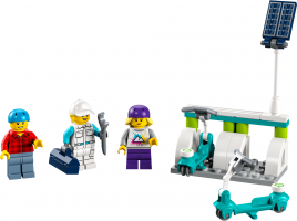 Конструктор  Лего Сити (Lego City) 40526 Электроскутеры и зарядная док-станция