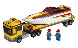 Конструктор  Лего Сити (Lego City) 4643 Перевозчик скоростной моторной лодки
