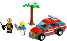 Конструктор  Лего Сити (Lego City) 60001 Автомобиль пожарного