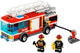 Конструктор  Лего Сити (Lego City) 60002 Пожарная машина