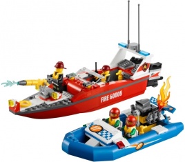Конструктор  Лего Сити (Lego City) 60005 Пожарный катер