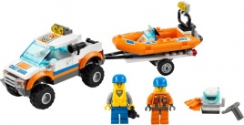 Конструктор  Лего Сити (Lego City) 60012 Внедорожник и катер водолазов