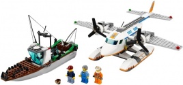Конструктор  Лего Сити (Lego City) 60015 Самолёт береговой охраны