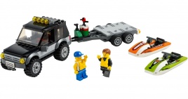 Конструктор  Лего Сити (Lego City) 60058 Внедорожник с катером
