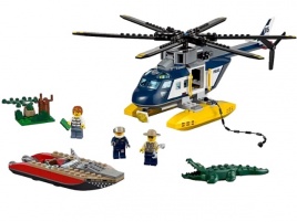 Конструктор  Лего Сити (Lego City) 60067 Погоня на полицейском вертолёте