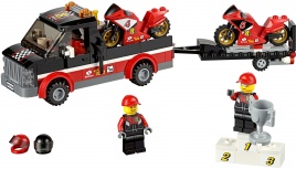 Конструктор  Лего Сити (Lego City) 60084 Перевозчик гоночных мотоциклов