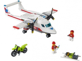Конструктор  Лего Сити (Lego City) 60116 Самолёт скорой помощи