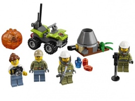 Конструктор  Лего Сити (Lego City) 60120 Набор для начинающих: Исследователи вулканов
