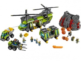Конструктор  Лего Сити (Lego City) 60125 Тяжёлый транспортный вертолёт «Вулкан»