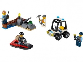Конструктор  Лего Сити (Lego City) 60127 Набор для начинающих: Остров-тюрьма
