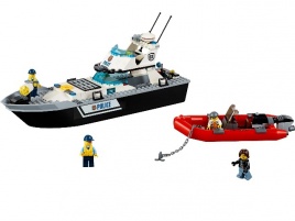 Конструктор  Лего Сити (Lego City) 60129 Полицейский патрульный катер