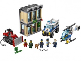 Конструктор  Лего Сити (Lego City) 60140 Ограбление на бульдозере