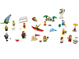 Конструктор  Лего Сити (Lego City) 60153 Отдых на пляже - жители LEGO CITY