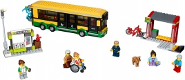 Конструктор  Лего Сити (Lego City) 60154 Автобусная остановка