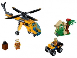 Конструктор  Лего Сити (Lego City) 60158 Грузовой вертолёт исследователей джунглей