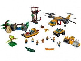 Конструктор  Лего Сити (Lego City) 60162 Вертолёт для доставки грузов в джунгли
