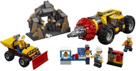Конструктор  Лего Сити (Lego City) 60186 Тяжёлый бур для горных работ