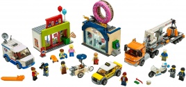 Конструктор  Лего Сити (Lego City) 60233 Открытие магазина по продаже пончиков