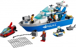 Конструктор  Лего Сити (Lego City) 60277 Катер полицейского патруля