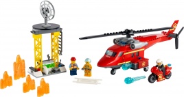 Конструктор  Лего Сити (Lego City) 60281 Спасательный пожарный вертолёт