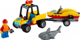 Конструктор  Лего Сити (Lego City) 60286 Пляжный спасательный вездеход