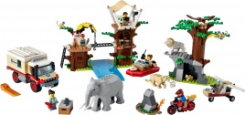 Конструктор  Лего Сити (Lego City) 60307 Лагерь спасения дикой природы