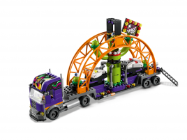 Конструктор  Лего Сити (Lego City) 60313 Грузовик с аттракционом «Космические горки»