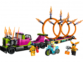 Конструктор  Лего Сити (Lego City) 60357 Трюковый грузовик и огненное кольцо