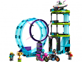 Конструктор  Лего Сити (Lego City) 60361 Большая трюковая рампа для каскадеров