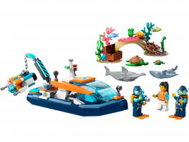 Конструктор  Лего Сити (Lego City) 60377 Исследовательская водолазная лодка