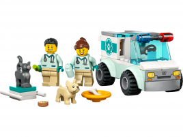 Конструктор  Лего Сити (Lego City) 60382 Ветеринарный фургон