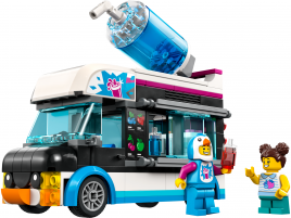 Конструктор  Лего Сити (Lego City) 60384 Фургон для шейков Пингвин
