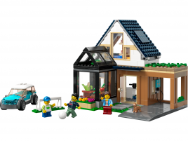 Конструктор  Лего Сити (Lego City) 60398 Семейный дом и электромобиль