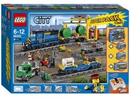 Конструктор  Лего Сити (Lego City) 66493 Супер набор 4 в 1 «Поезд»