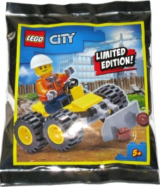 Конструктор  Лего Сити (Lego City) 952003 Эдди Эркер с бульдозером