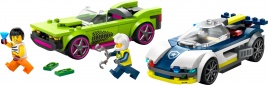 Конструктор  Лего Сити (Lego City) 60415 Погоня на полицейской машине и маслкаре